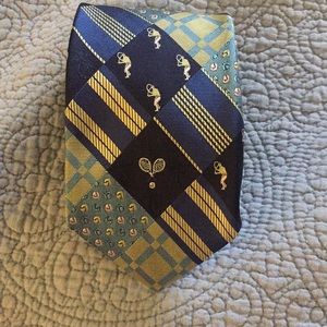 Lilly Pulitzer Tie - Tennis Themed